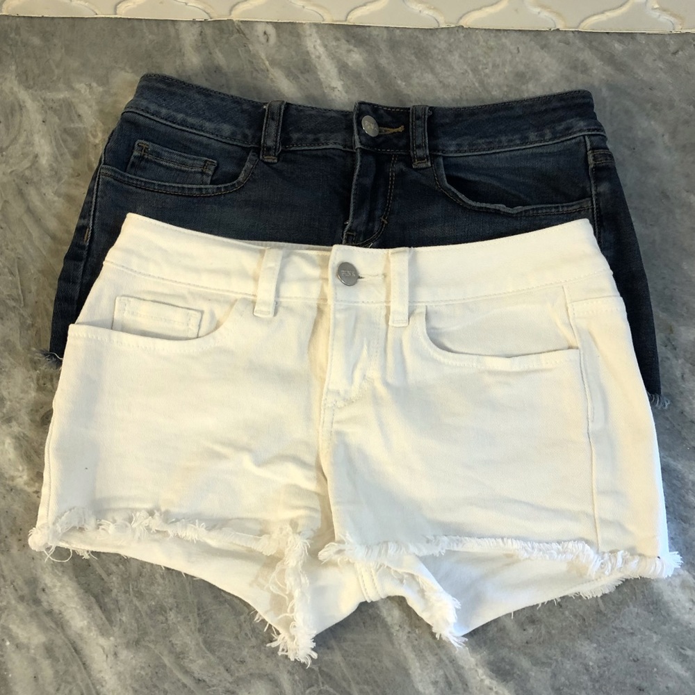Set of 2 PINK Jean Shorts
